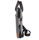 Сумка для ноутбука до 17,3" сумка під ноутбук 17 дюймів на ремені м'яка поверхня Чорна, фото 6