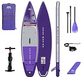 Надувна дошка SUP для гонок 11’6″ Aqua Marina CORAL TOURING Night Fade BT-23CTPN. Купити САП дошку