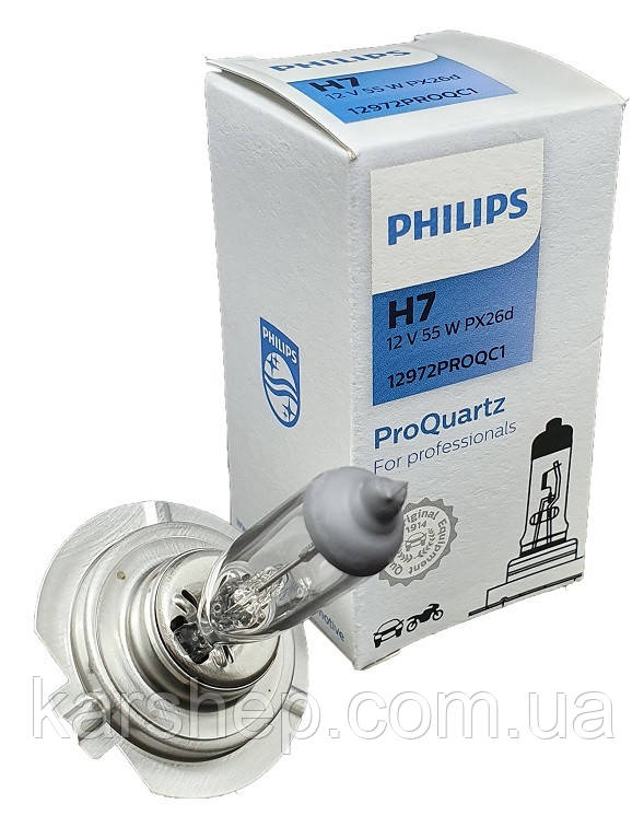 Галогенова лампа PHILIPS 12972PROQC1 H7 55 W 12 V PX26d Standart