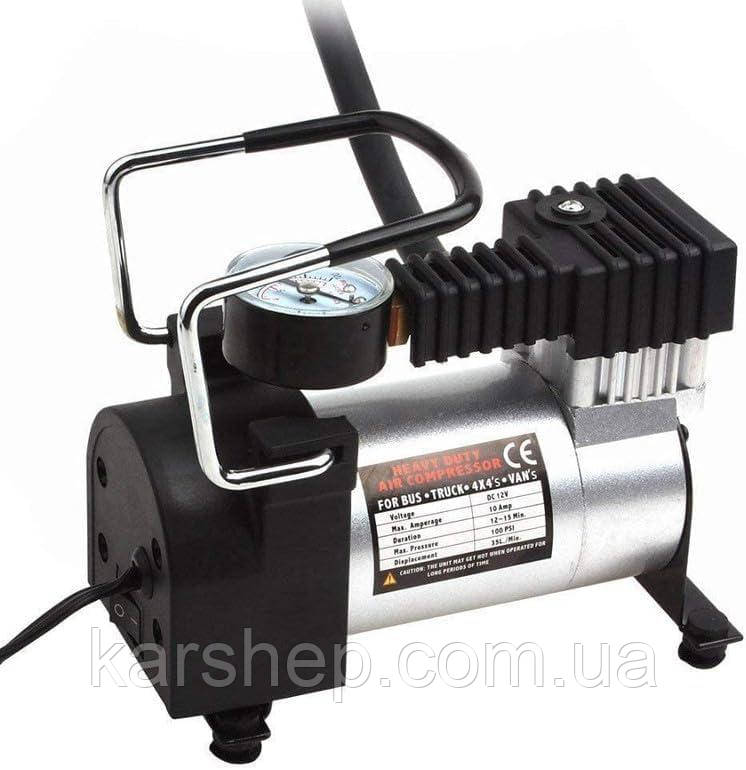 Автомобільний компресор КВАНТ RH-30 12В з аналоговим датчиком тиску