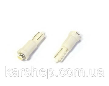 Світлодіодна лампа AllLight T 5 1 діод SMD3528 W2*4.6d 12 V WHITE