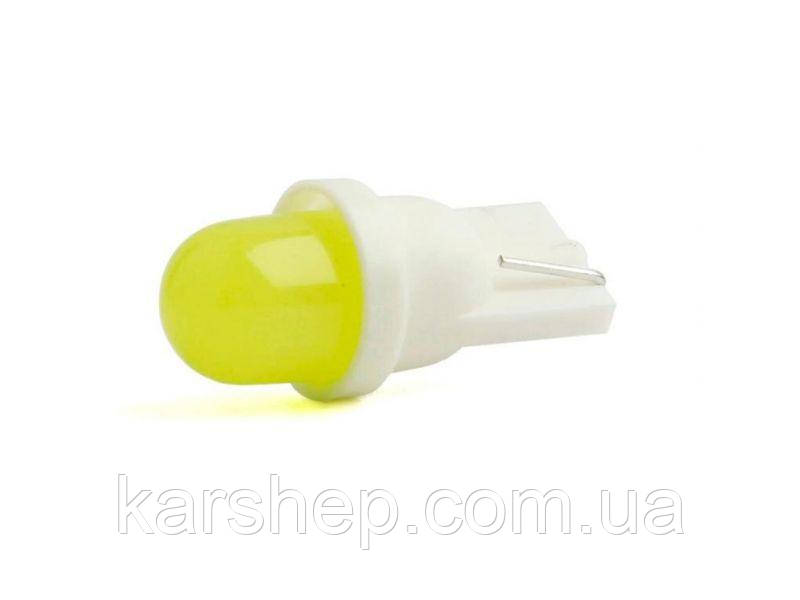 Світлодіодна лампа AllLight T10 1 діод COBalt W2,1x9,5d 12V WHITE (сфера)