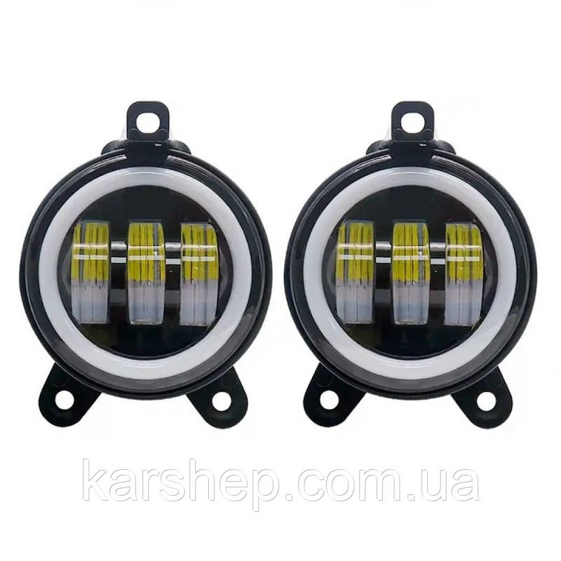 Комплект світлодіодних протитуманних ліхтарів AllLight HPG-106+AE для Lada Priora, Gazelle, Chevrolet Niva,