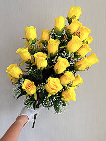 Штучна троянда , букет штучних троянд ( 70 см , 36 бутонів )