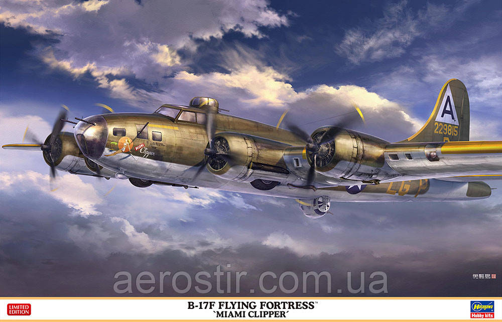 Boeing B-17 F Flying Fortress 'Miami Clipper' 1/72 Hasegawa 02462