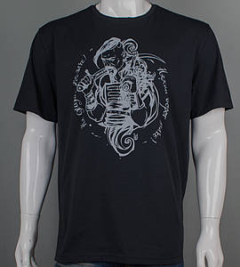 Футболка супер-батал Козак 2503сб (Уп.2шт 5XL,6XL), Чорний