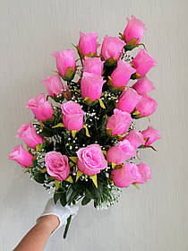 Штучні троянди . Великий букет штучних троянд ( 70 см , 36 бутонів )