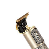 Тример для стрижки волосся та бороди VGR V-073 5W 1500mAh Gold, фото 3