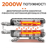 Гриль контактний Sokany KJ202SS 2000 Вт, фото 6