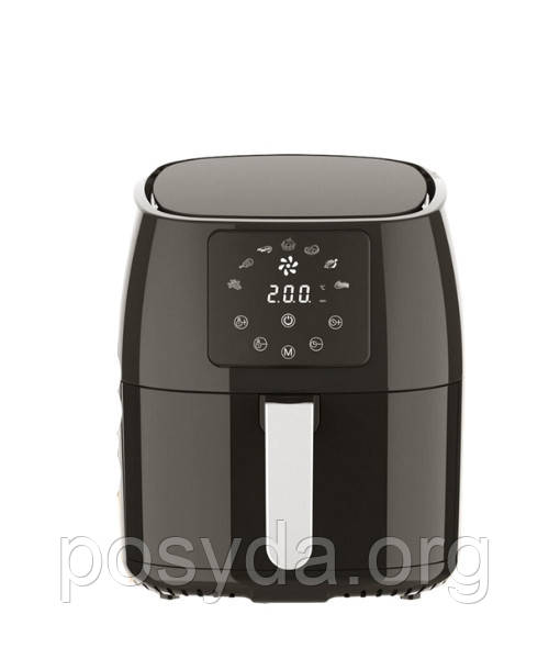 Аерогриль-фритюрниця Sokany SK-8018 електрична на 5л, 1400 Вт чорна