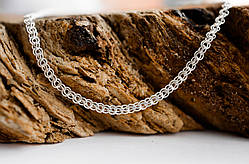 Срібний ланцюжок Meridian 925 проби бісмарк "Струмочок"  25005/13450