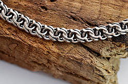 Чоловічий срібний браслет Meridian 925 проби Бісмарк класичний з чорнінням  24102т19