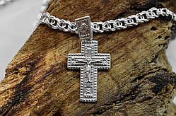 Срібний хрест Meridian 925 проби Кр03