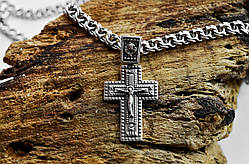 Срібний хрест Meridian 925 проби Кр03ч