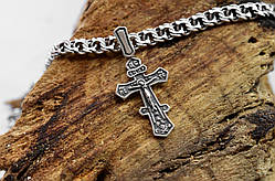 Срібний хрест Meridian 925 проби Кр04ч