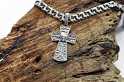 Срібний хрест Meridian 925 проби Кр12ч