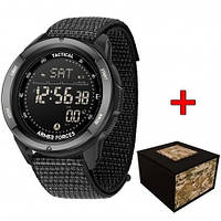 Тактичний годинник Patriot Alpine Edge Black з компасом