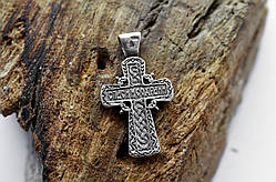 Срібний хрест Meridian 925 проби Кр139чр