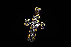 Срібний хрест Meridian 925 проби Кр141п