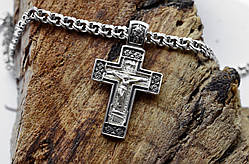 Срібний хрест Meridian 925 проби Кр141чр