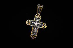 Срібний хрест Meridian 925 проби Кр143п