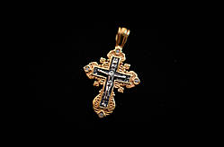 Срібний хрест Meridian 925 проби Кр146п