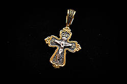 Срібний хрест Meridian 925 проби Кр153п