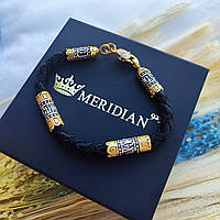 Браслет зі срібними вставками і закінченнями з позолотою  Meridian 925 проби 426/5з