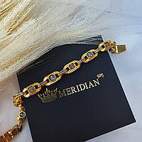 Серебряный браслет Meridian 925 пробы в позолоте 4136з