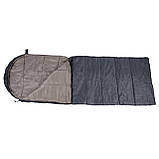 Спальний мішок водонепроникний з капюшоном, сірий, фото 2