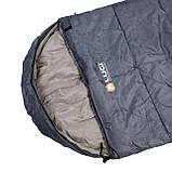 Спальний мішок водонепроникний з капюшоном, сірий, фото 4