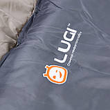 Спальний мішок водонепроникний з капюшоном, сірий, фото 5