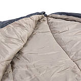Спальний мішок водонепроникний з капюшоном, сірий, фото 6