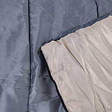 Спальний мішок водонепроникний з капюшоном, сірий, фото 7