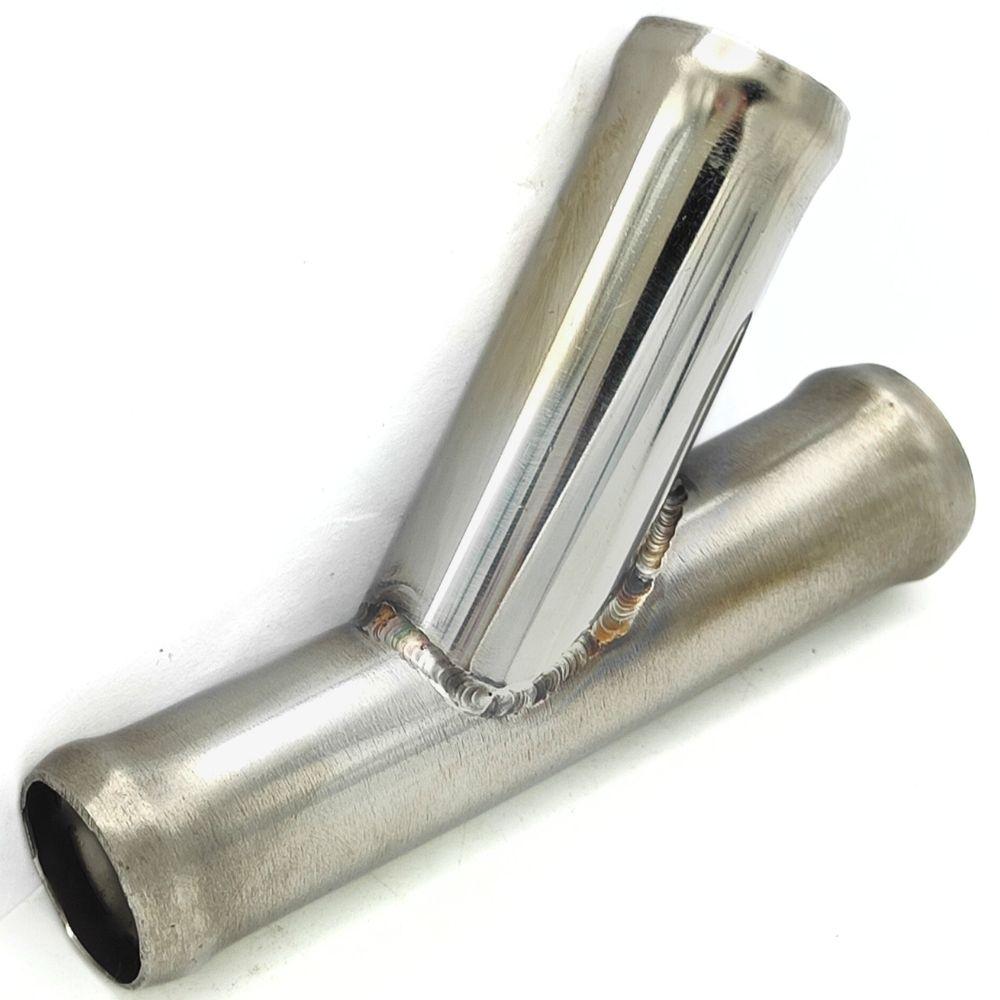 Трійник 22x22  мм тосольний ∠45° з нержавіючої сталі, фото 1