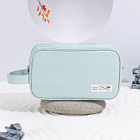 Косметичка органайзер для засобів гігієни, Дорожня косметичка для подорожей 25,5 х14.5 х10 см ( Бірюзовий)