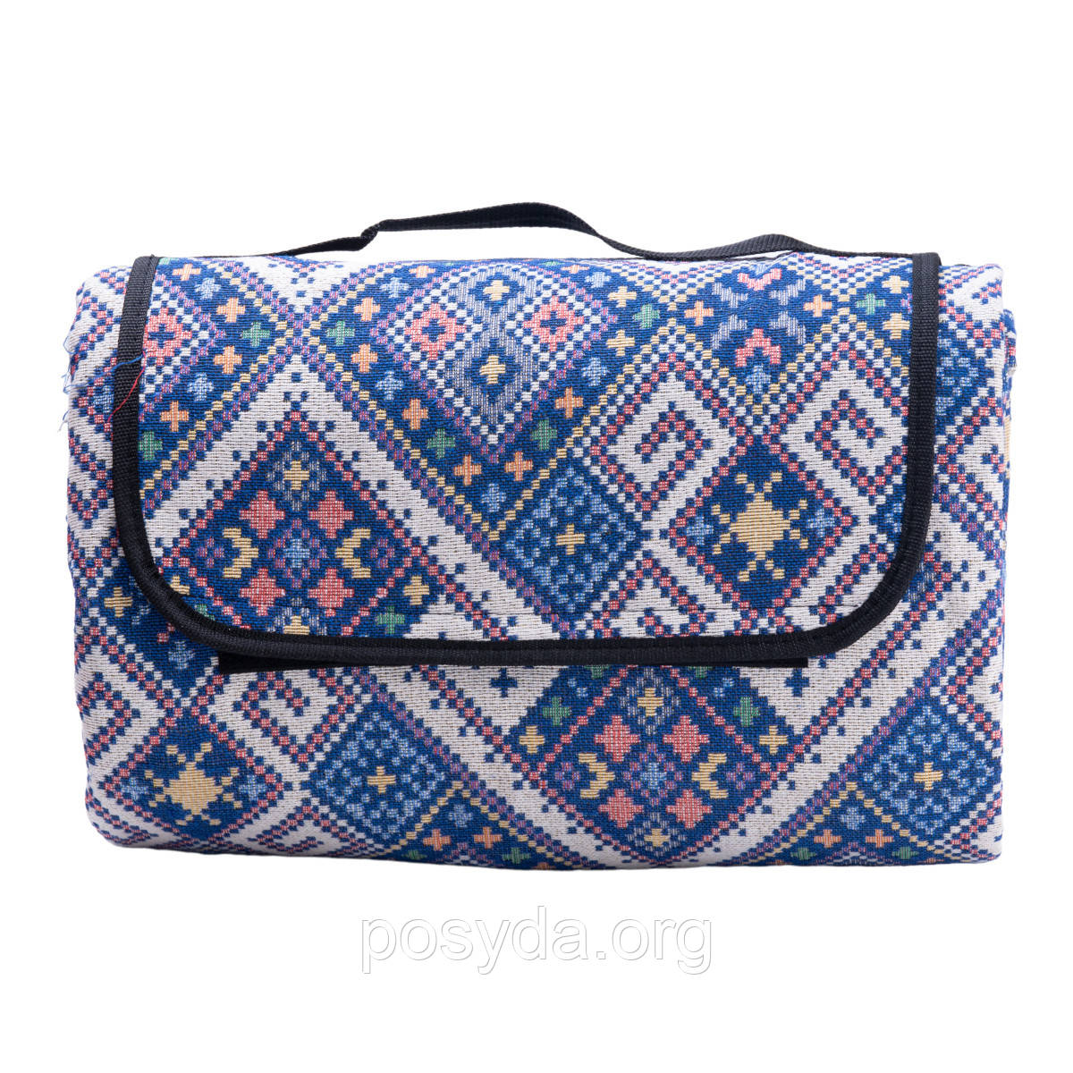 Килимок для пікніка жакардовий, синій, фото 1