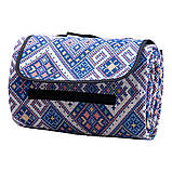 Килимок для пікніка жакардовий, синій, фото 3