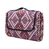 Килимок для пікніка жакардовий, червоний, фото 3