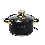 Набір каструль з нержавіючої сталі 4 штуки 6,1/3,9/2,8/2,1 л, фото 2