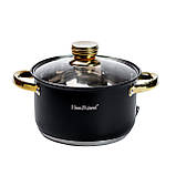 Набір каструль з нержавіючої сталі 4 штуки 6,1/3,9/2,8/2,1 л, фото 4