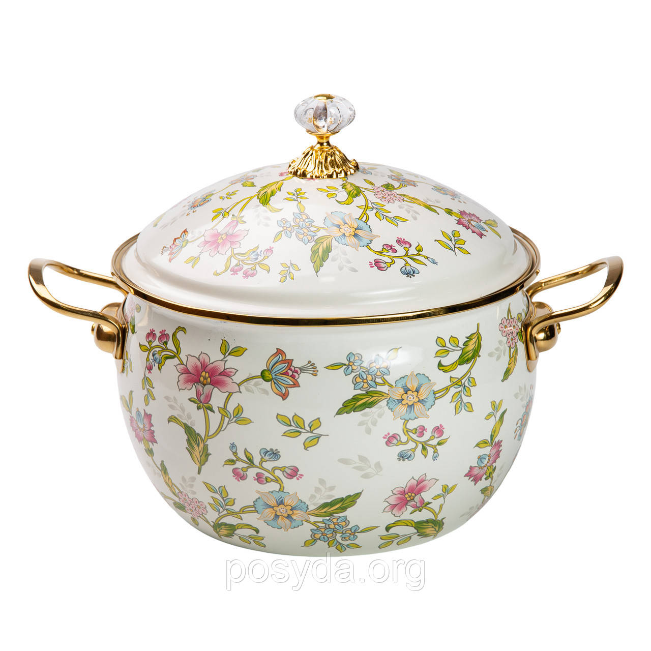 Емальована каструля об'ємом 5 літрів, фото 1