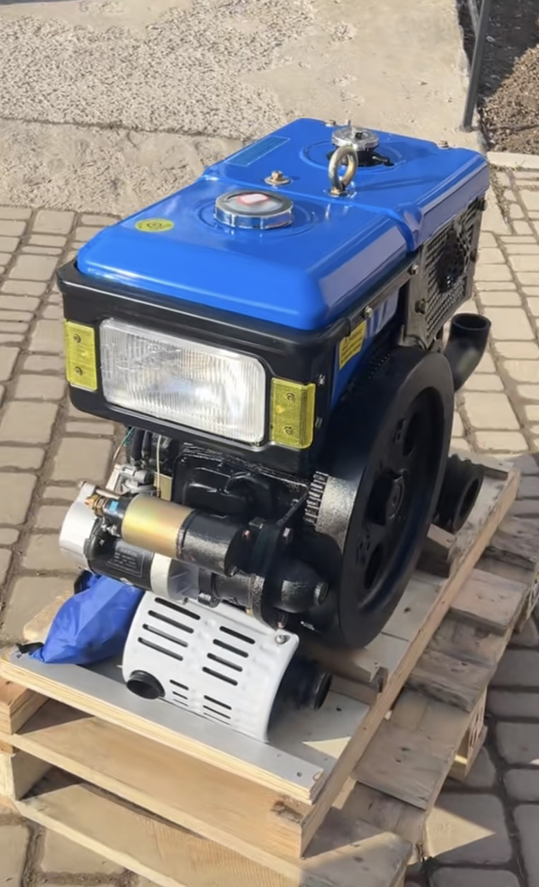 Двигун дизельний на мотоблок Зубр (Zubr) R180F з електростартером ( 8 к. с.)