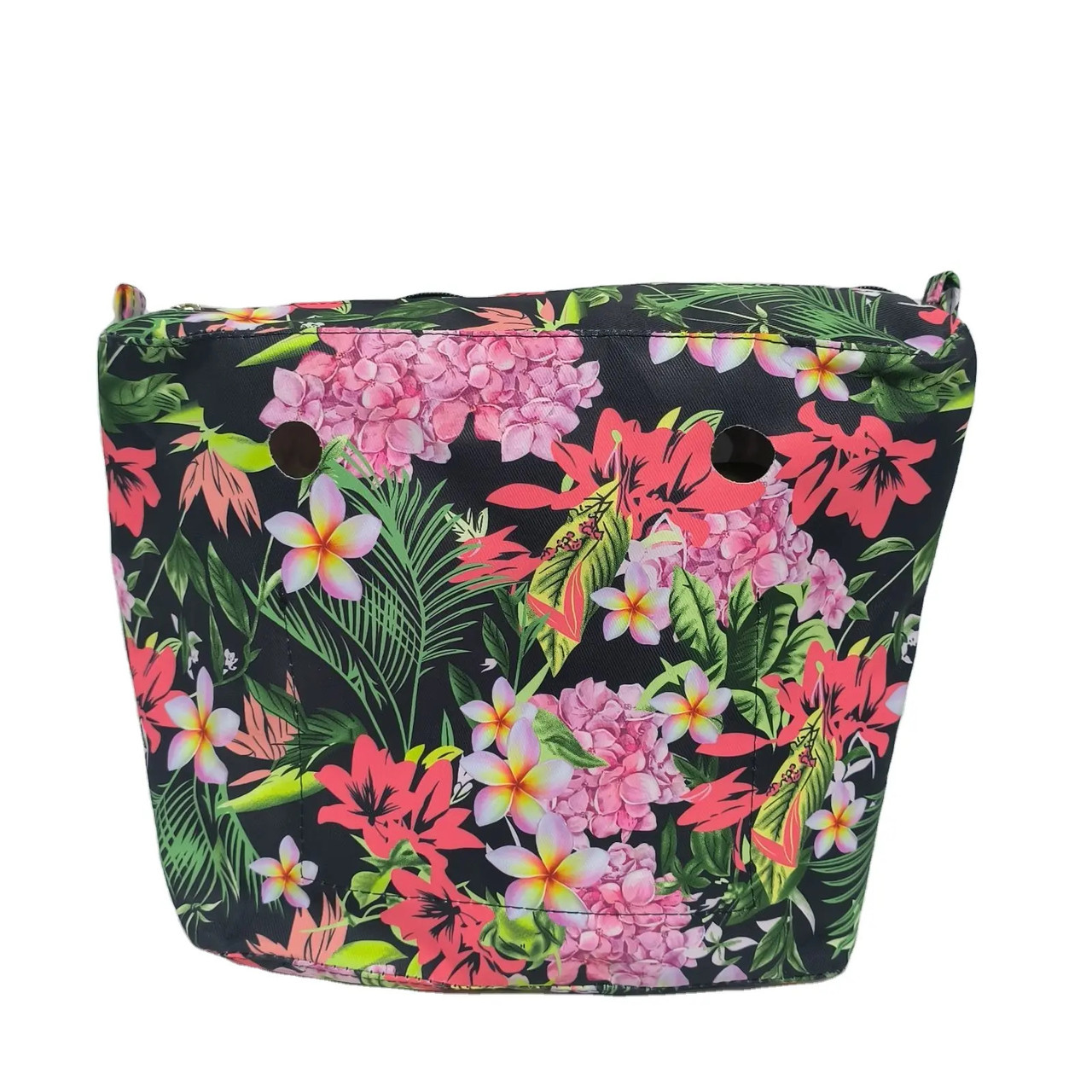 Джинсова підкладка для сумки mini, Flower темна, фото 1