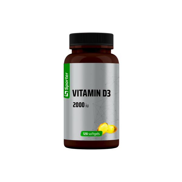 Витамін Д3 Sporter Vitamin D3 2000 ME - 120 softgel