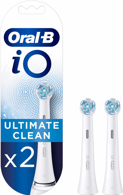 Насадки для електричної зубної щітки ORAL-B BRAUN iO Ultimate Clean 2 шт, фото 1