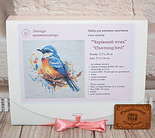 Набір для вишивки хрестиком Лисиця вишивальниця «Чарівний птах»