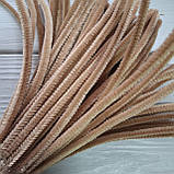Синельне Дріття Темний Бежевий 30 см, 100 шт., фото 2