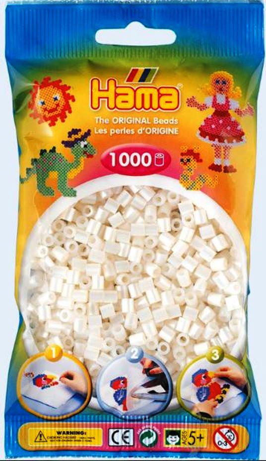 Намистини для термомозаїки під перли 1000 шт 5мм Hama 207-64