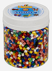 Термомозаїка Hama  кольорові намистини 3000 шт 10 кольорів 5мм (209-00)